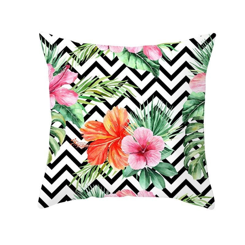 Vierkante tuin-sierkussens tropisch Gold Coast 45x45cm