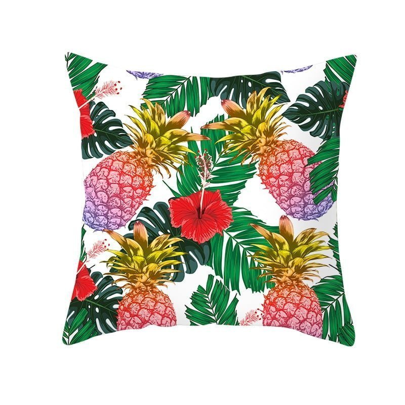 Vierkante tuin-sierkussens tropisch Nice 45x45cm