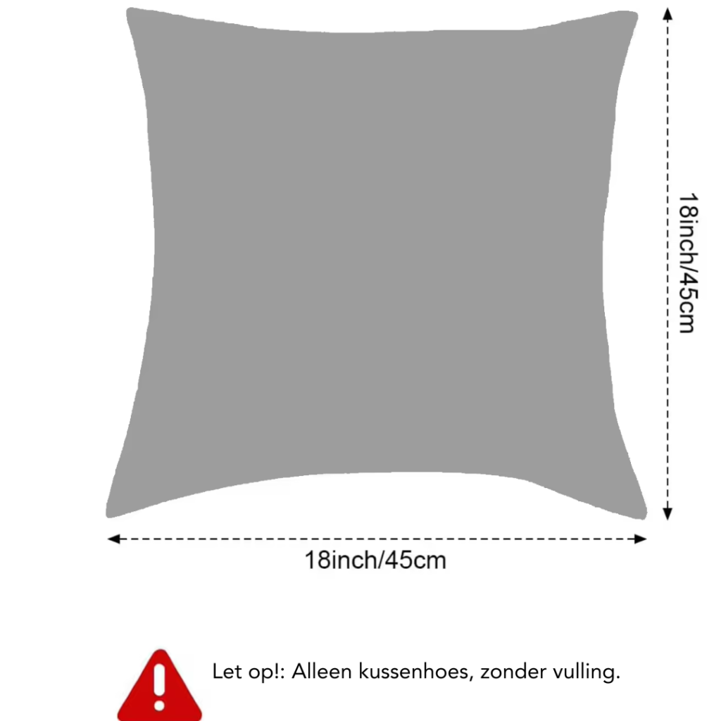 buitenkussen hoes 2stuks blauw-wit design1